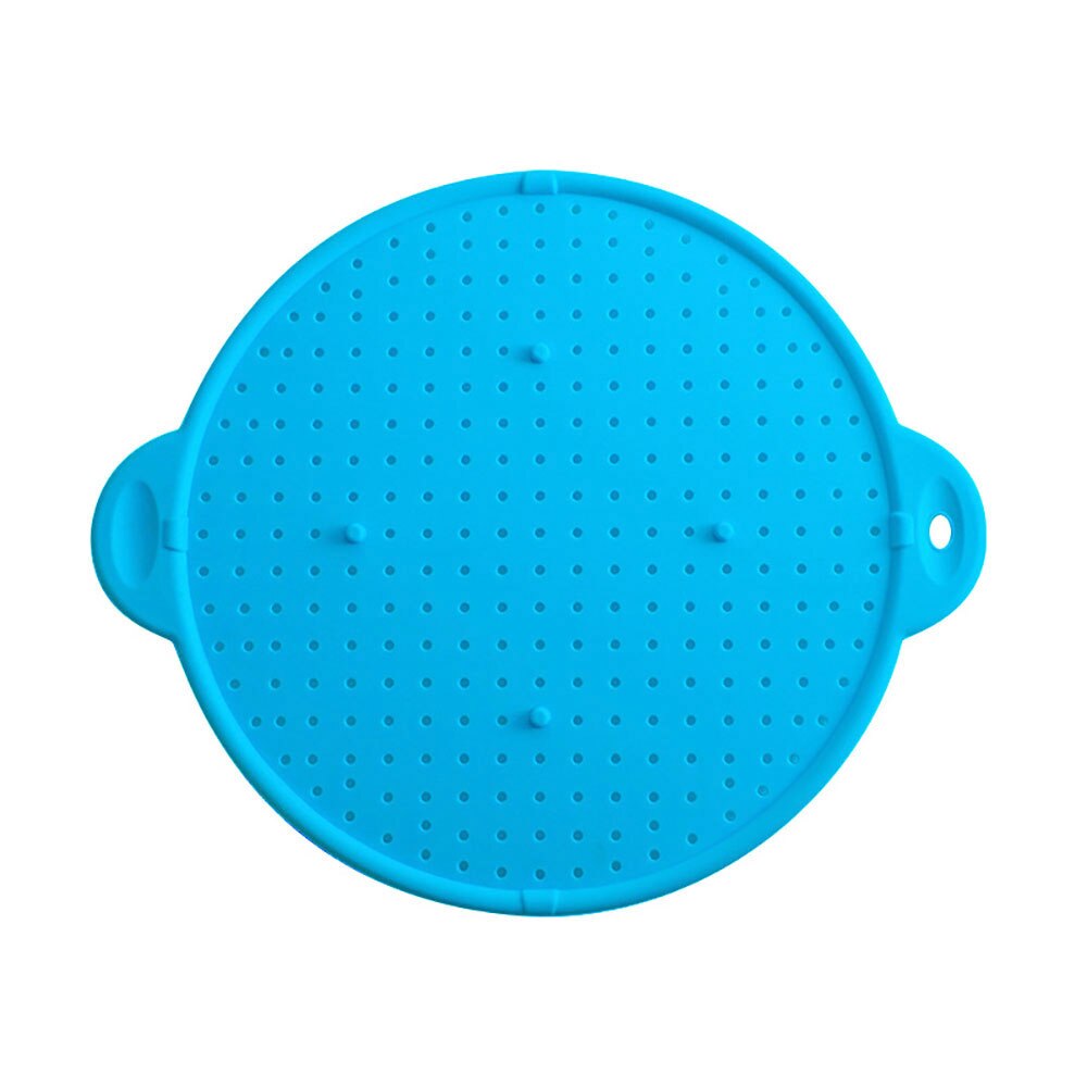 Silikon Quaddel Silikon Spritzen-nachweisen Netz Öl-nachweisen Spritzen Abdeckung topf Pad Dampfer Pad Topf Deckel Wasser Filter sieb Küche Werkzeuge: Blau