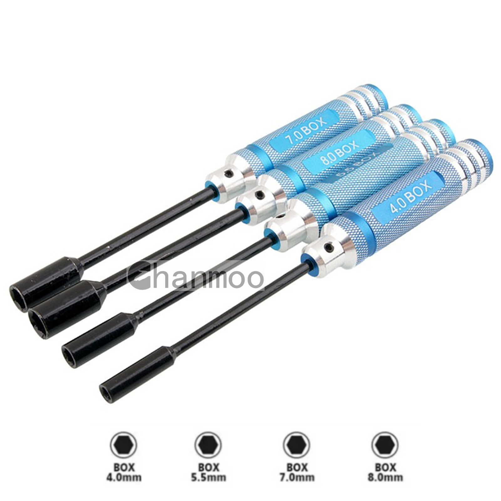 Destornillador hexagonal Universal H1.5/2,0/2,5/3,0mm, herramientas de controlador de llave Allen para coche teledirigido Tamiya HPI HSP Traxxas Losi Axial Kyosho