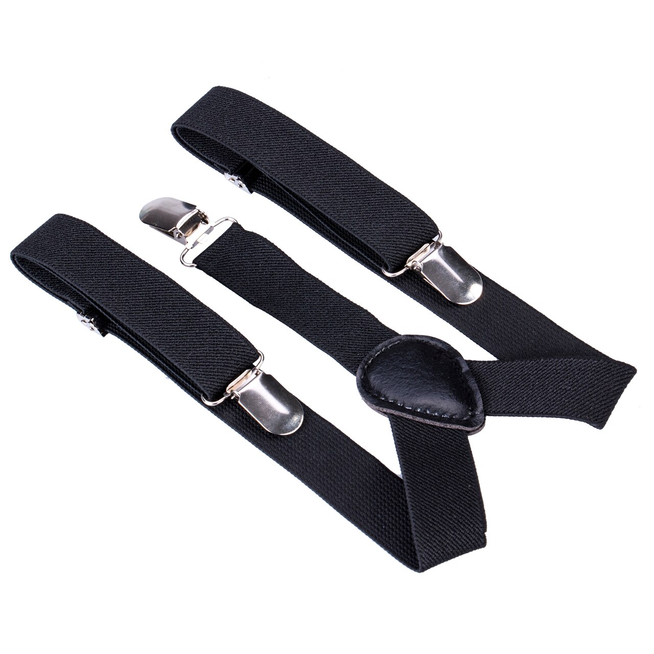 Bebê meninos meninas clip-on suspensor y-back criança suspensórios elásticos 8 cores acessórios gerais: Black
