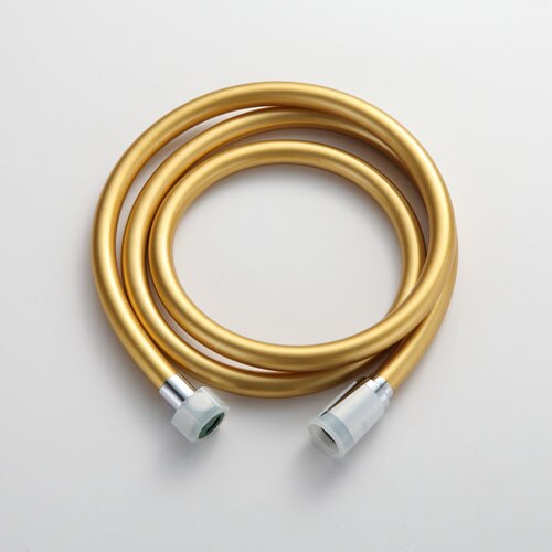 Frap Tuinslang 1.5m Goud PVC Flexibele Doucheslang Flexibele Sanitair Slang voor Handdouche Slang Pijp: G47-6