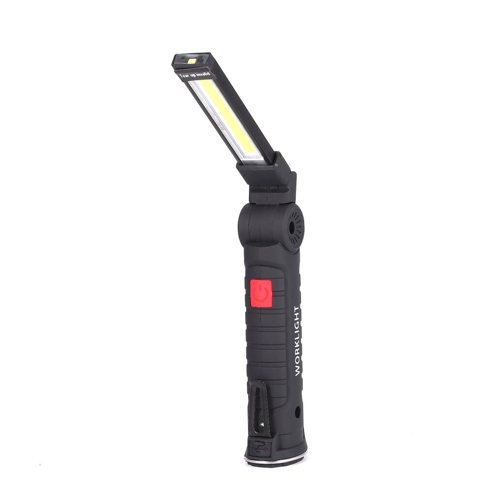 Mini LED Work Light Portable Spotlight with Magnetic Base Clip USB Charging Repair Torch Movable Work Light Flashlight