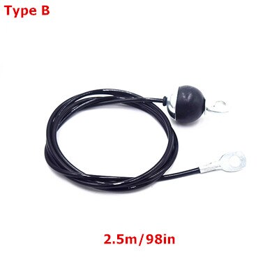 2M-5M Gym Kabel Draht Seil Heavy Duty Stahl Ersatz Teile für Home Gym Fitness Kabel Pulley zubehör Dia 5mm: TypeB-2.5M