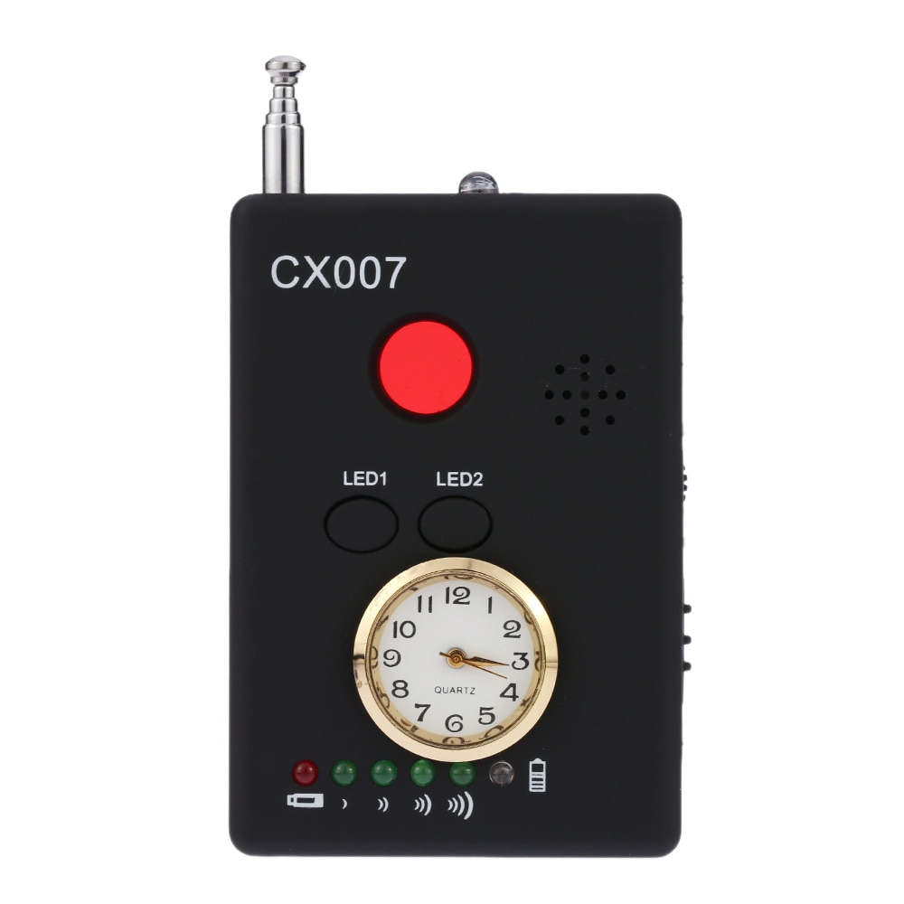Multi-functional Wireless Signal Radio Detector Full-range RF Auto-detection Tracer Finder 1MHz-6.5GHz Adjustable Sensitivity