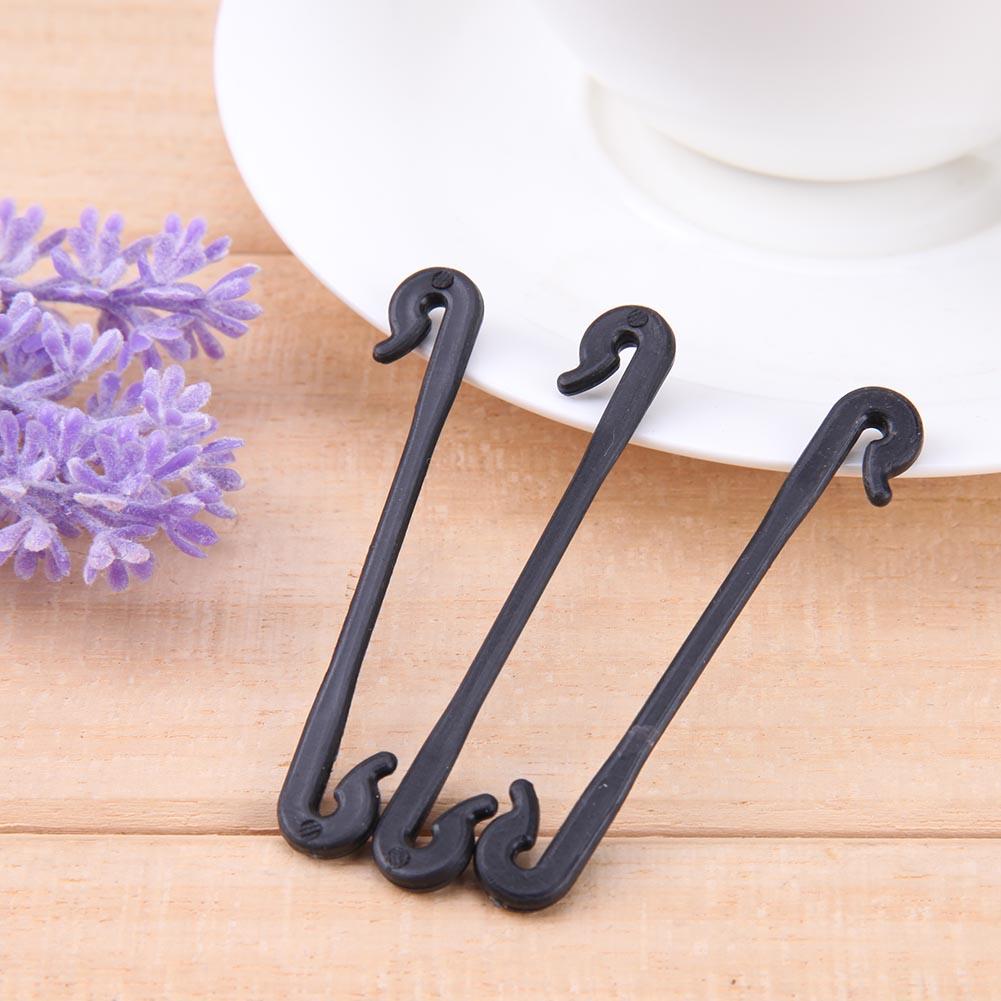 50/200pcs Vines Fastener Tied Clips Buckle Hook Garden Plant Vegetable Grafting Clips Grape Support Vine Clips Fixed Buckle Hook