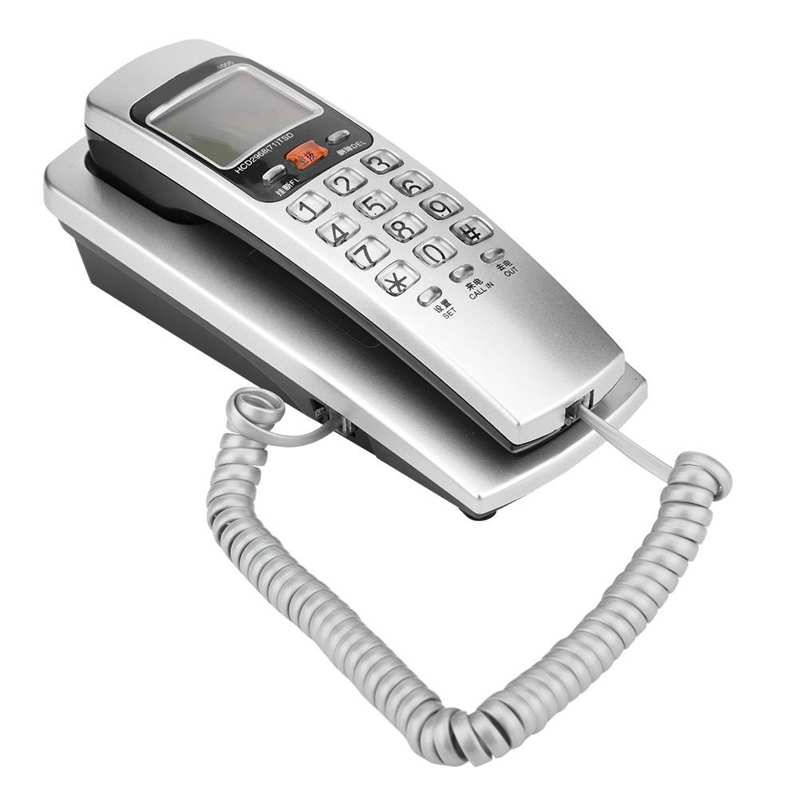 FSK/DTMF Caller ID Telephone Corded Phone Desk Put Landline Extension Telephone for Hom Telephone Wall Mounted Telephone