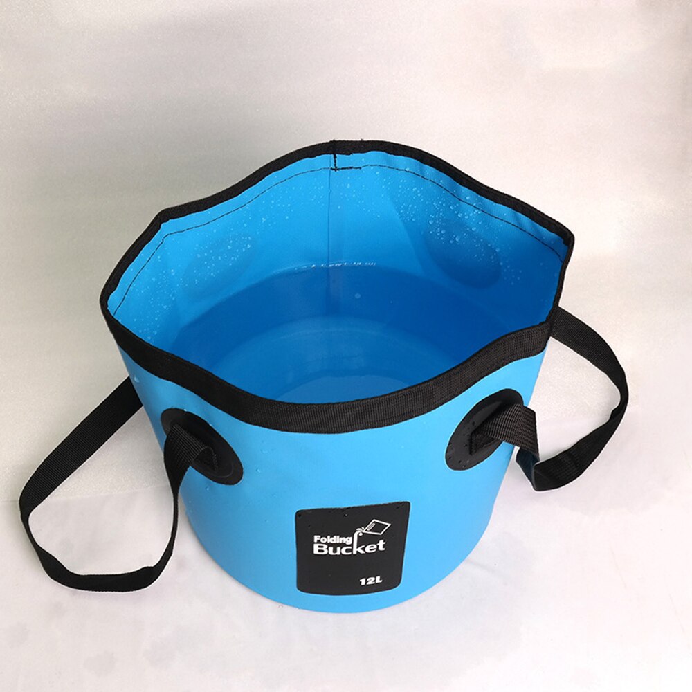 12L 20L Secchio Secchio Pieghevole Portatile Impermeabile sacchetto di Acqua Sacchetto di Acqua Contenitore di Stoccaggio Sacchetti Portante per La Pesca Campeggio trekking X89G