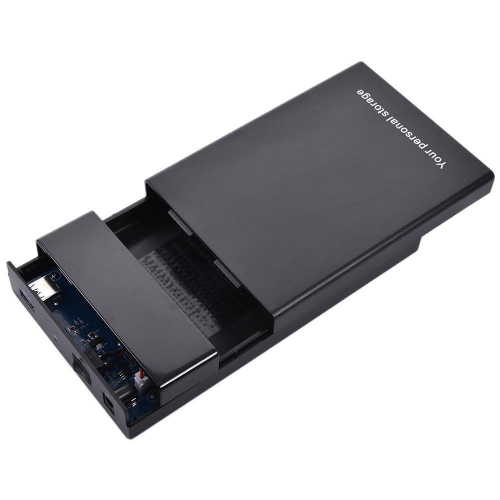 2.5" 3.5" HDD Disk Case 3.5 HDD Enclosure Case SATA To USB3.0 External Hard Drive Enclosure Reader Support UASP 10TB Drives