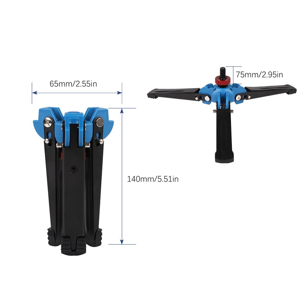 Einbeinstativ kamera SLR kamera tragbare einbeinstativ drei gabel Basis 3/8 schraube drei klaue unterstützung rahmen Mit Anti-Schleudern Fußballen
