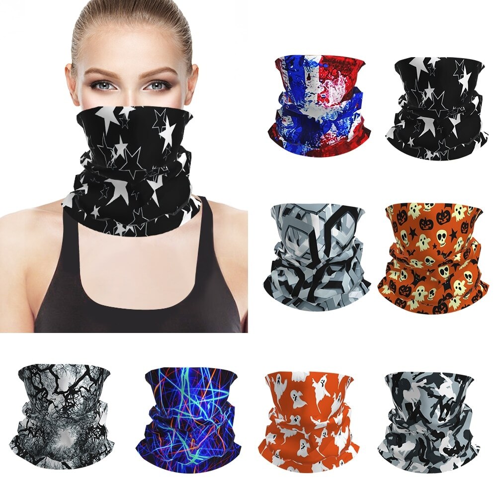 Cycling Tube Buffs Headscarf Neck Scarf Motorcycle Face Masks Windproof UV Headband Ciclismo Bandana Scarfs