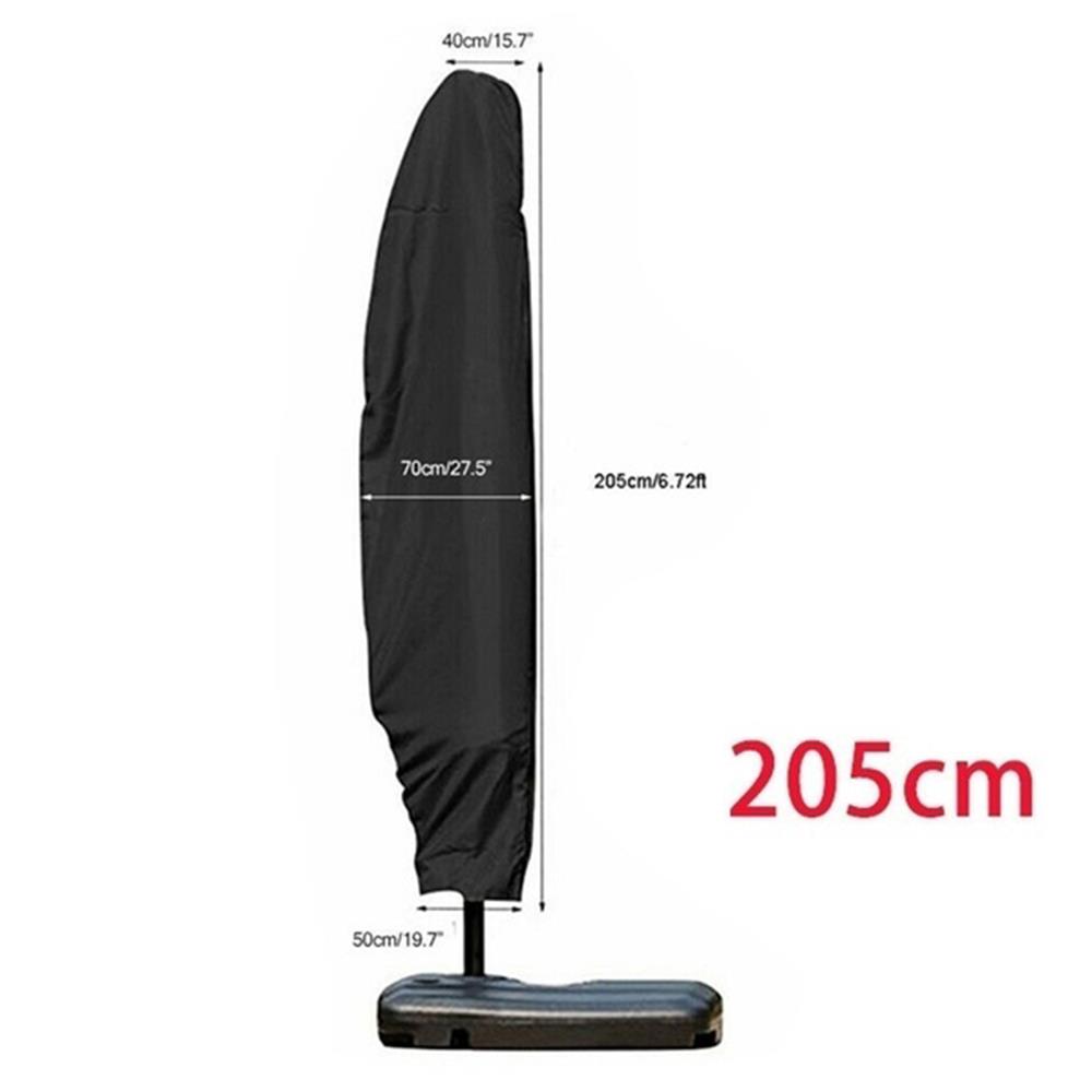 Bare inkludert deksel 280/265/205cm store parasoll deksel banan paraply deksel beskyttende støvtett gårdsplass basseng strand hage
