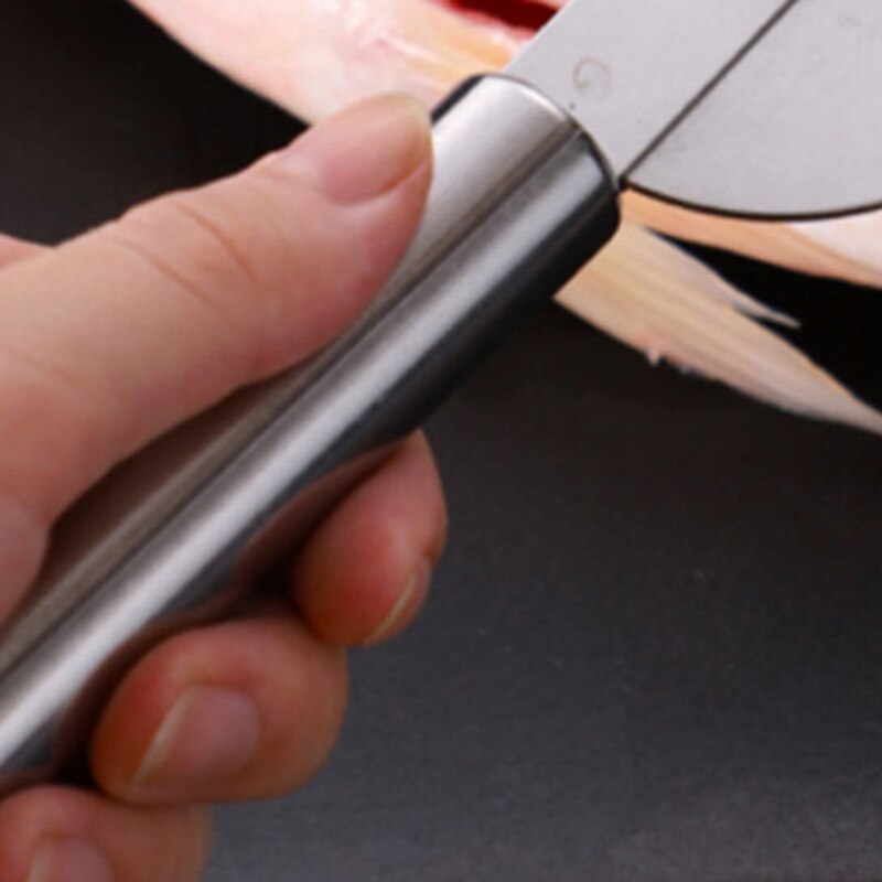 3-in-1 Fish Scale Cutter Stainless Steel Clean Fish From Scales Open Belly &amp; Dig Out Fish Cleaning Kitchen Tools Accessories
