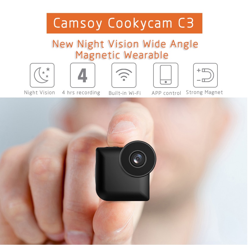 C3 Mini Wifi Ip Camera Draadloze P2P Afstandsbediening Nachtzicht Mini Camcorder Outdoor Hd 720P Micro Action C1 mini Camera