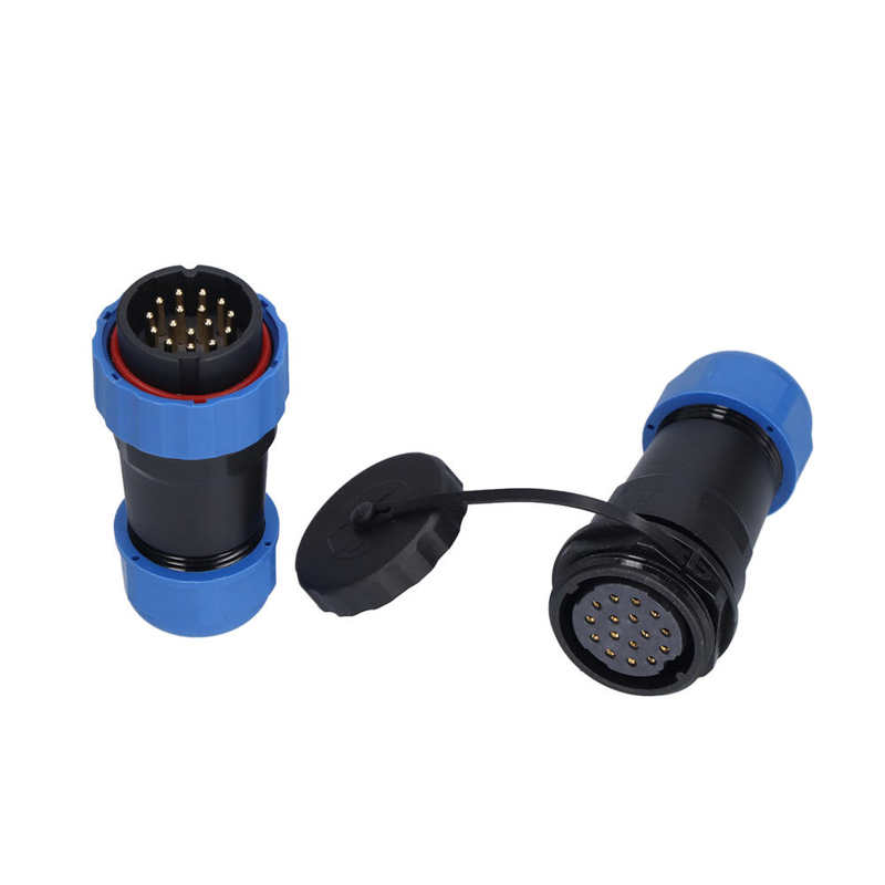 Waterproof Aviation Connector Waterproof Aviation Cable Connector Socket Oxidation Resistance for Electronic Equipment: 16 core