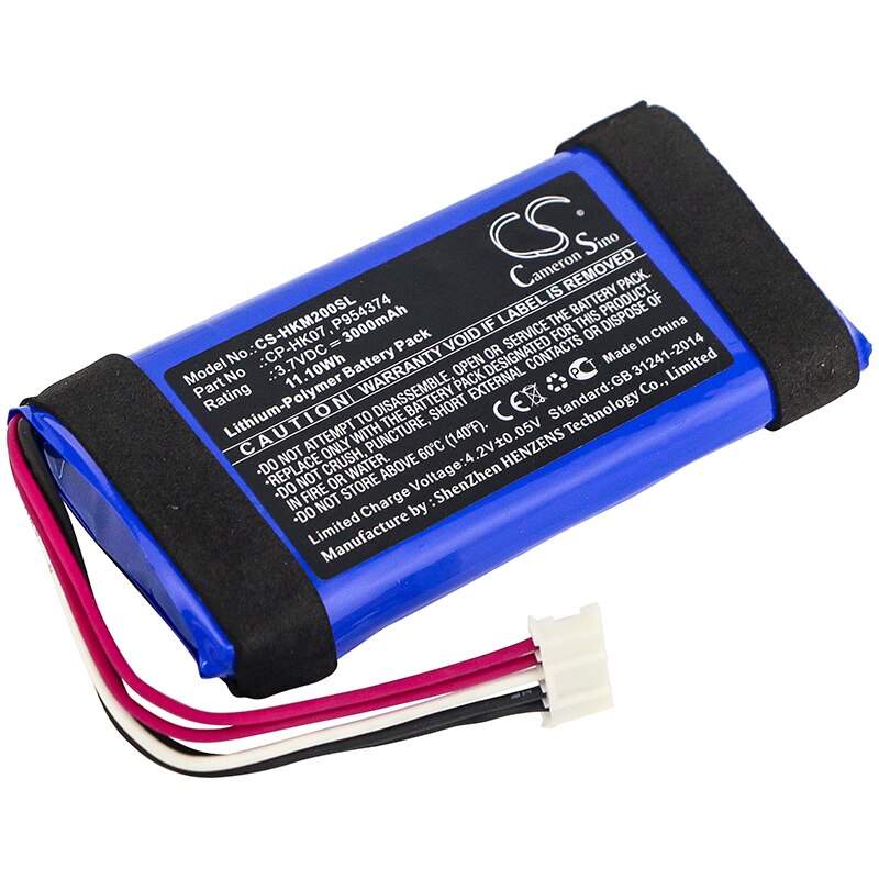 Cameron Sino Battery CP-HK07 P954374 for Harman Kardon Onyx Mi Li-Po Li Polymer Speaker Batteria 3000mAh + fast