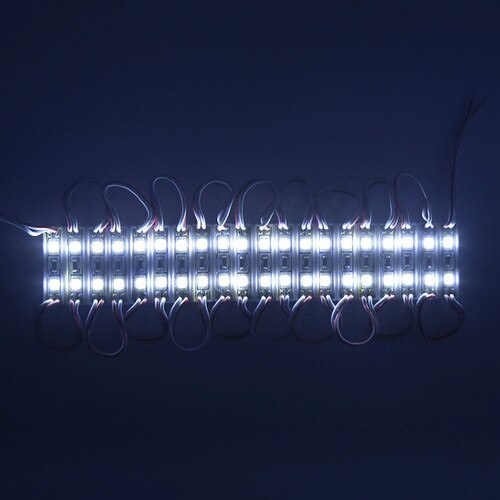 20PCS Small Size LED Module Light SMD 2 LED Waterproof Advertising Sign Backlight Storefront Modules Strip Lamps: white