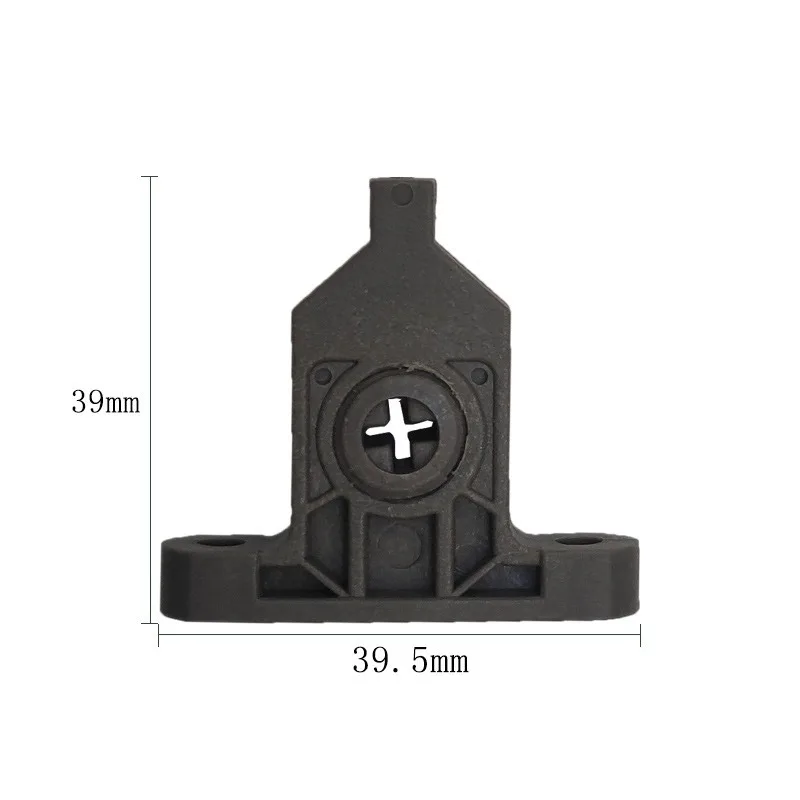 2Pcs Nylon Steel Drawer Clip Front Panel Fixing Bracket Connector Replacement Kitchen Furniture Cabinet: Nickel