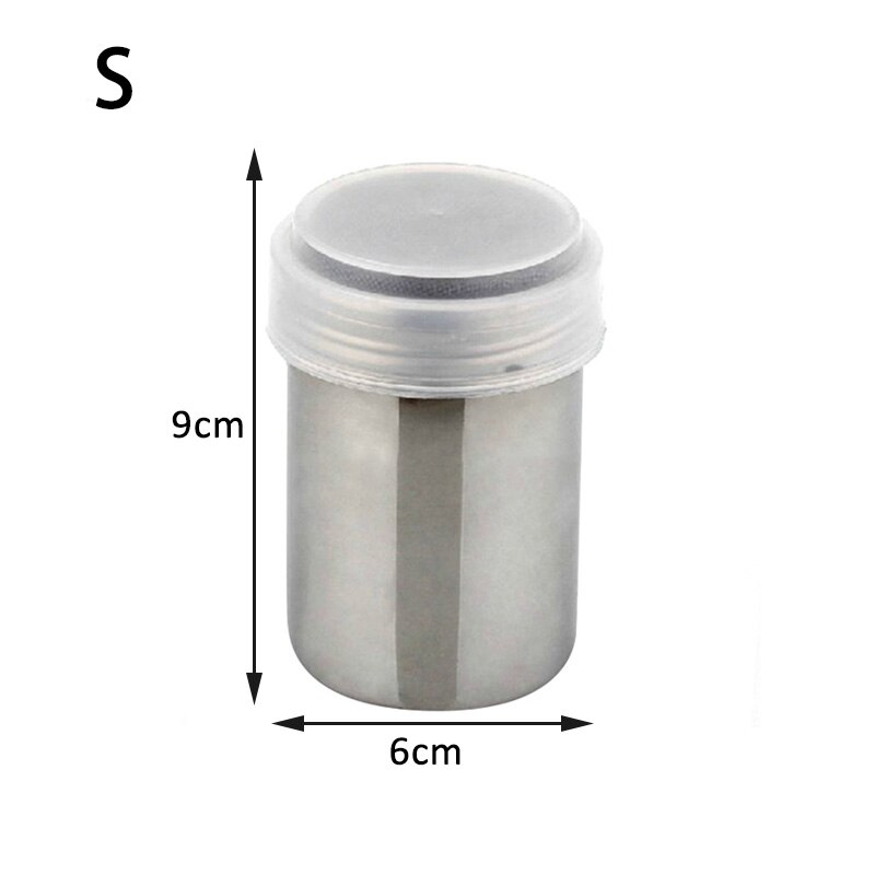 1Pcs Multi-purpose Stainless Steel Kitchen Gadgets Spice Pepper Shaker Spice Jar Rotating Cover Seasoning Can Salt Sugar Bottle: S  Style 2
