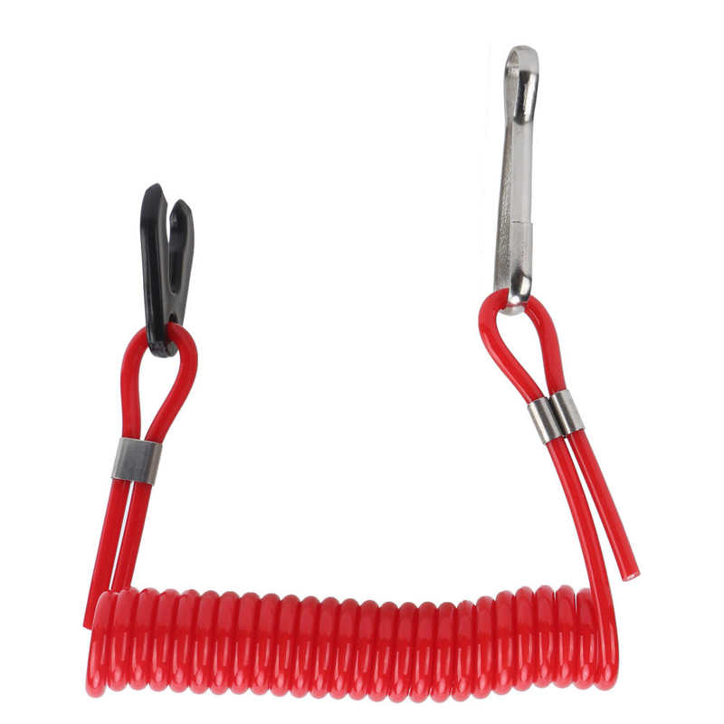 Engine Stop Lanyard Outboard Engine Emergency Stop Lanyard Outboard Motors Safety Rope Flameout Stop Switch