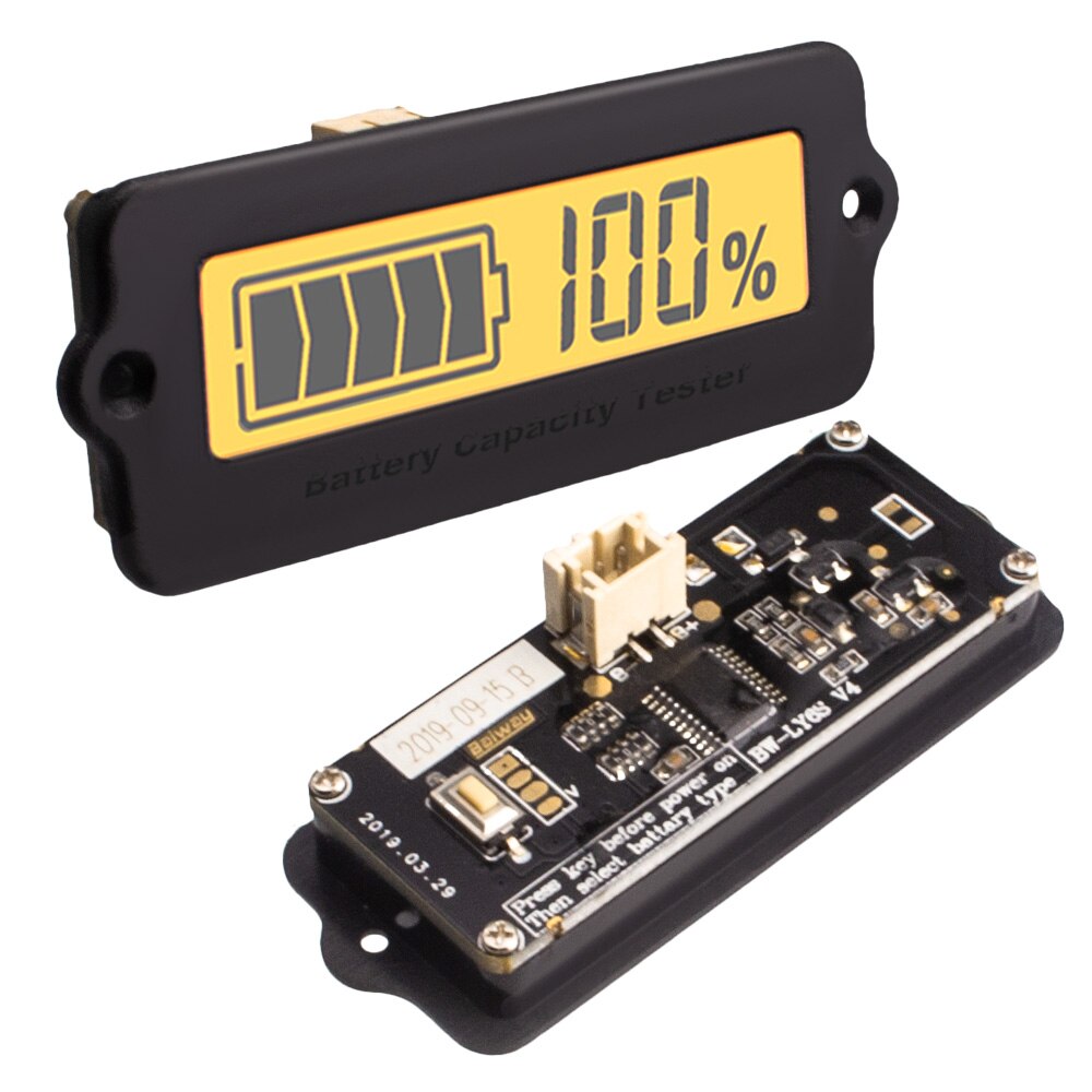 External Mounted LCD Digital Battery Capacity Indicator Tester for Lead-Acid Lithium Battery 12003091