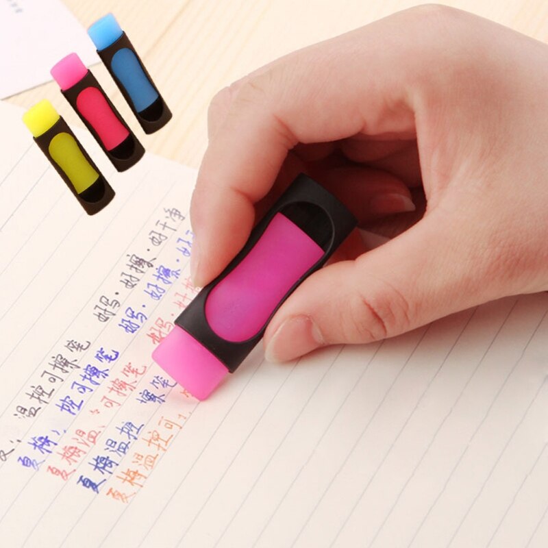 4 unids/lote tinta Goma de fricción para bolígrafo borrable 50mm * 20mm de goma lápiz papelería oficina escuela suministros