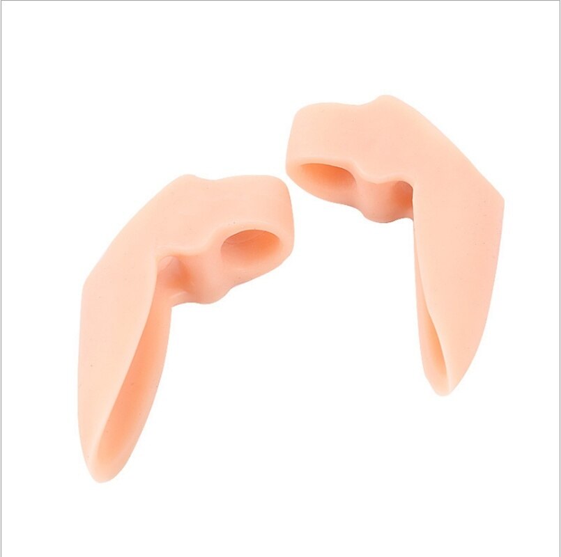 2Pcs Soft Silicone Toe Separator Straightener Thumb Crooked Thumb Toe Aligner Positioning Separator Foot Care Tool