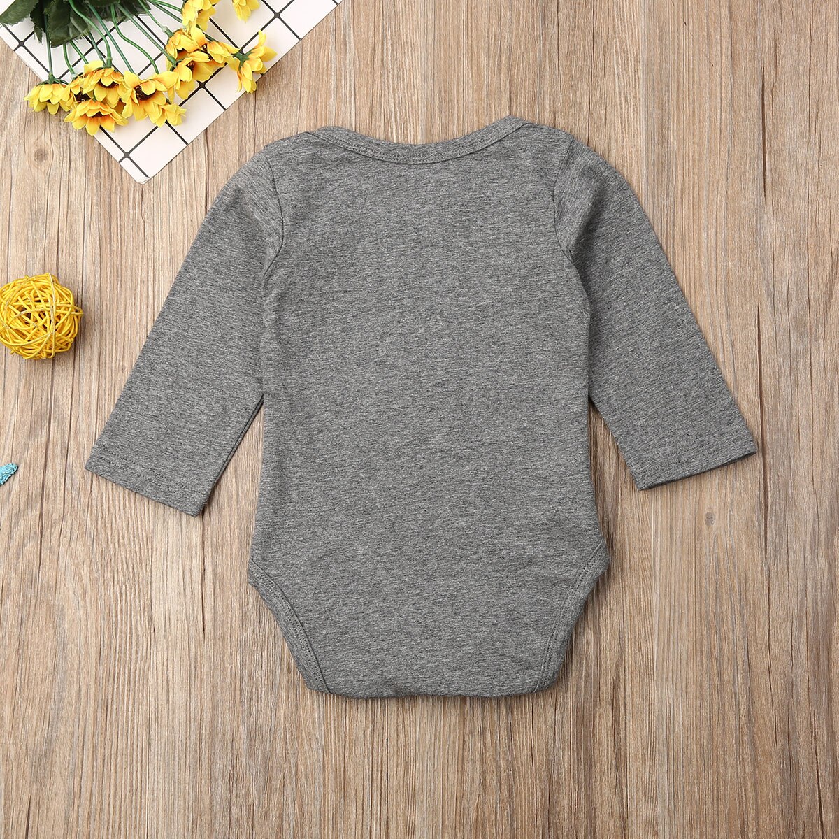 Baby & Großer Bruder Strampler Set - Langarm Buchstaben-Print Baumwollkleidung