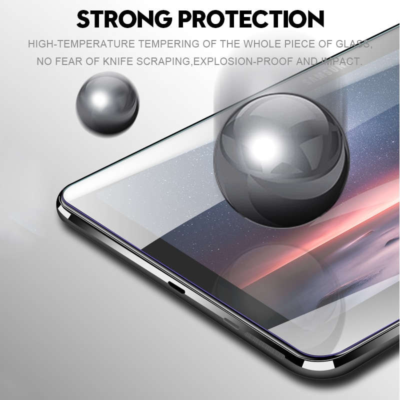 Vidrio templado para tablet Samsung Galaxy Tab S6 S5E A 10,5 10,1 9,7, cobertura completa, película protectora de pantalla Galaxy S4 S2