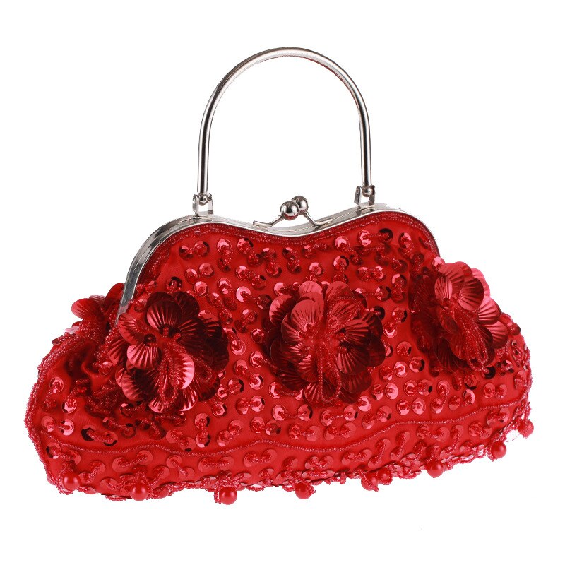 Women Clutch Bags Beads Evening Bags Exquisite Ladies Beaded Embroidered Wedding Party Bridal Handbag Mini Sequin Bags