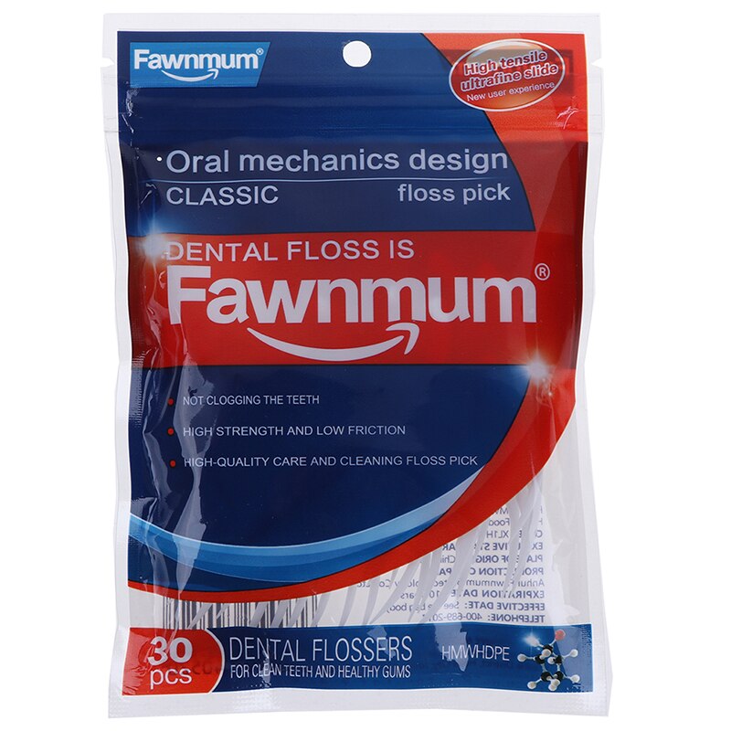 30Pcs/set I Shaped Interdental Brush Denta Floss Interdental Cleaners Orthodontic Dental Teeth Brush Toothpick Oral Care Tool