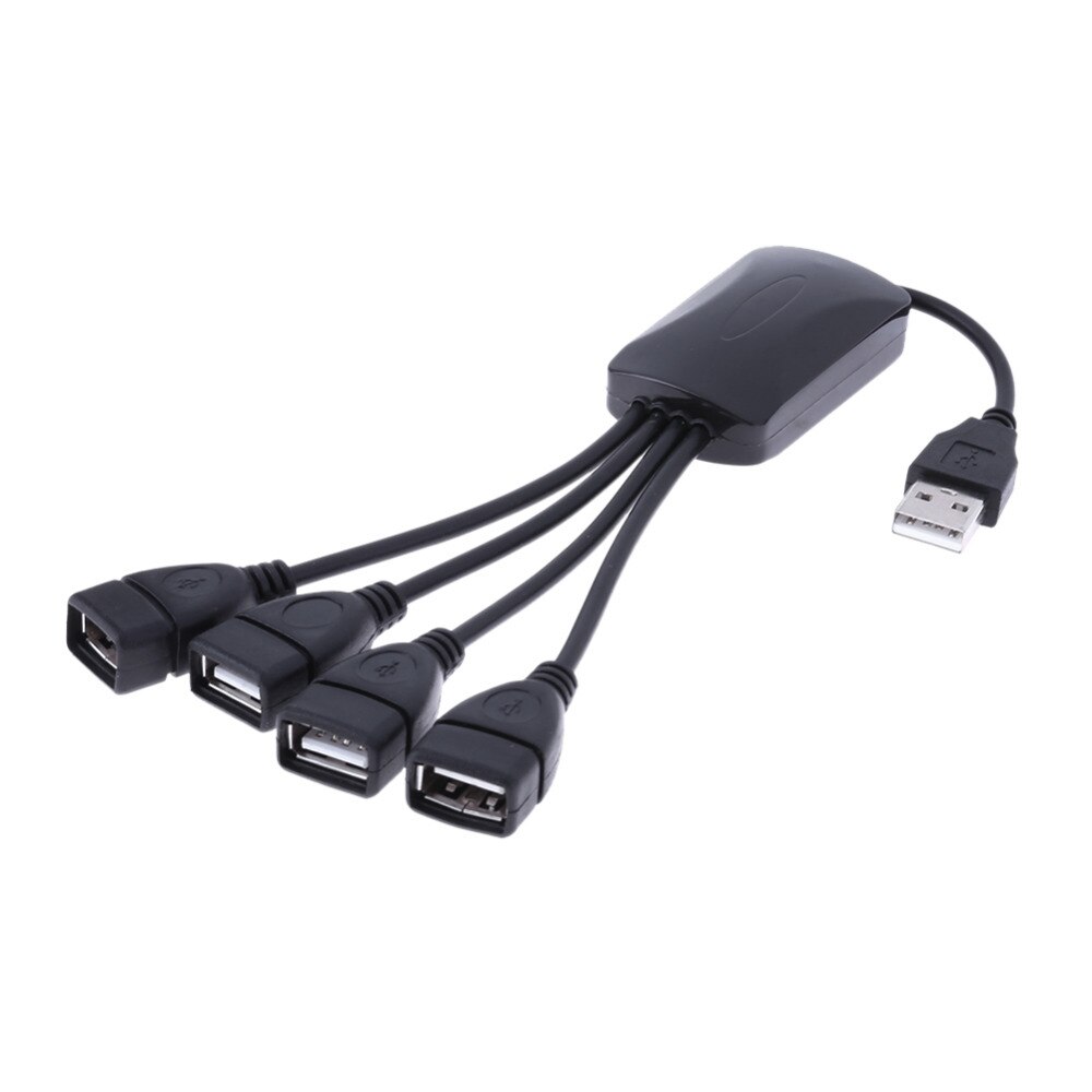 4 in 1 Ports USB 2.0 Extender Cable Splitter Connector Adapter Multi Ports USB Hub Extender for Notebook Laptop PC Computer