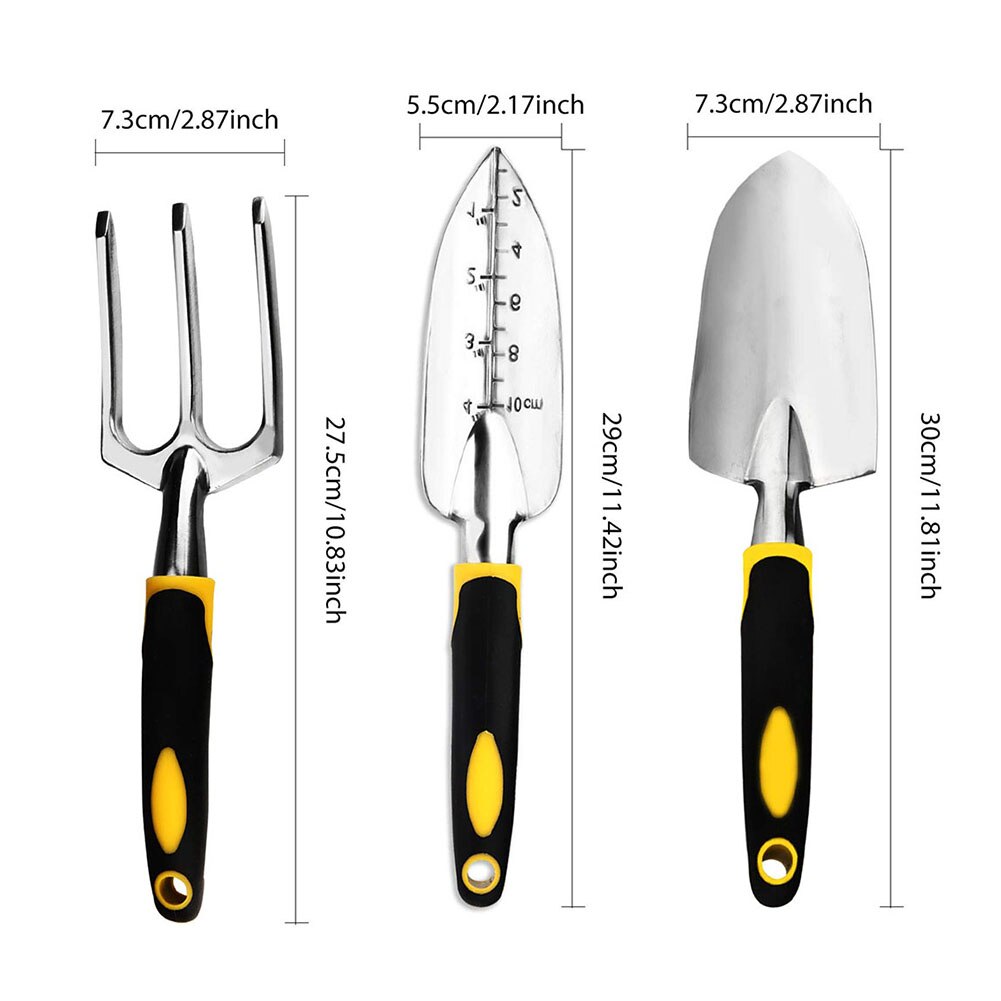 4pcs Handheld Flower Planting Scale Trowel Shovel Rake Gloves Gardening planting Tools Set