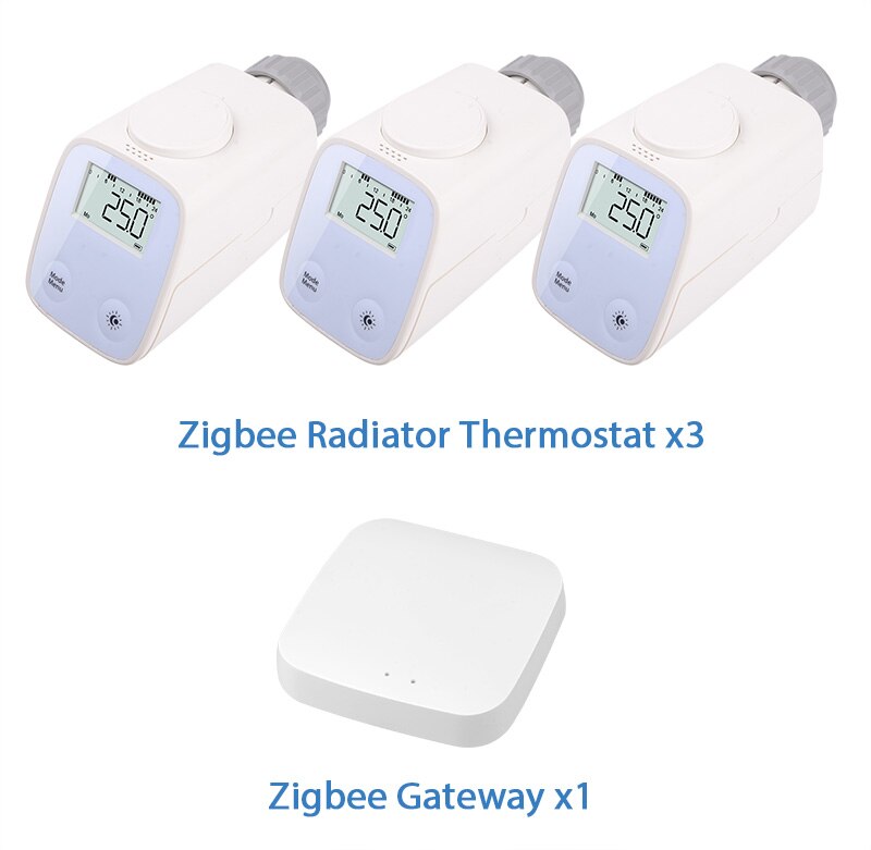 Tuya Zigbee Heating Radiator Temperature-Controller Radiator Valve Programmable Thermostatic Actuator Tuya