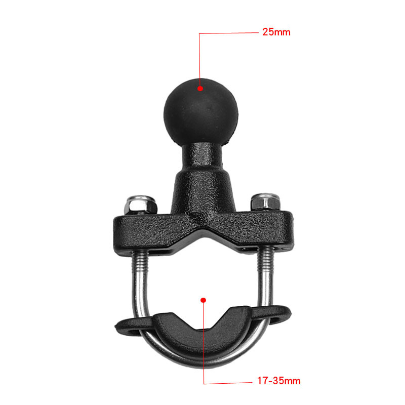 Staffa di supporto per moto da bicicletta Supporto per braccio a doppia presa per Garmin GPSMAP 64 64SX 64X 64S 65s 65SR 67i 66i alfa 200i 300i 100
