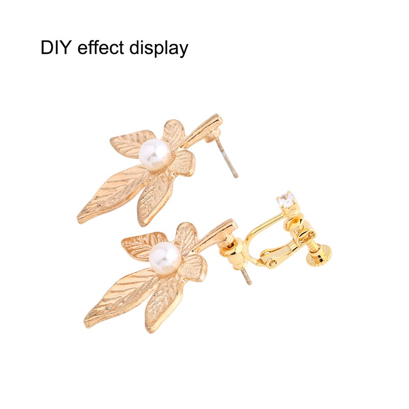 Spiral ear clip female invisible painless diamond ear clip artifact no hole ear clip high sense earrings to ear clip converter