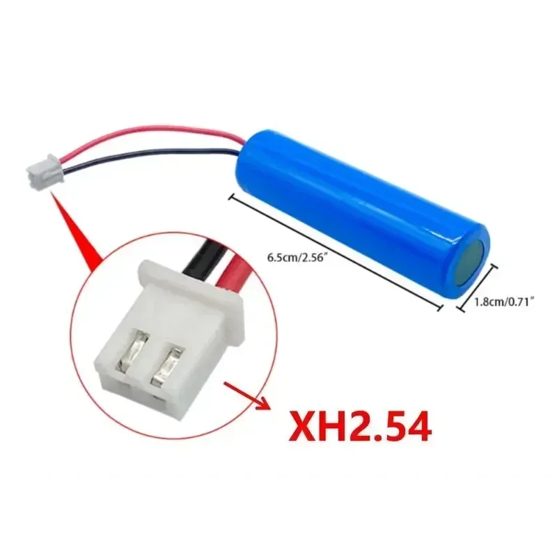 3.7V 3500mAh 1S1P-1S6P rechargeable 18650 lithium-ion battery with PCB PH2.0-2P battery fishing LED light Bluetooth speaker
