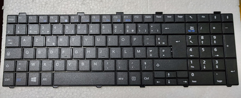 French Keyboard for Fujitsu Lifebook A530 AH530 A531 AH531 NH751