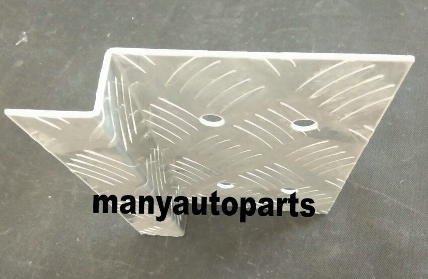 Diamantplatta aluminium lastramp slut kit lastbil säng ramp atv 10 "ändsats