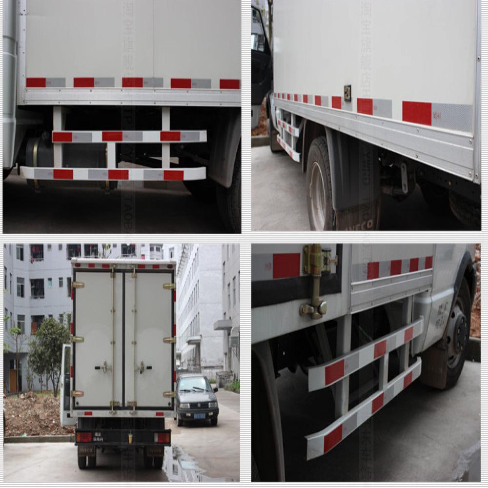 2PCS DIY Red-White Truck Safety Warning Night Reflective Strip Tape Stickers Safety Reflective Strips Car Universal Exterior Acc