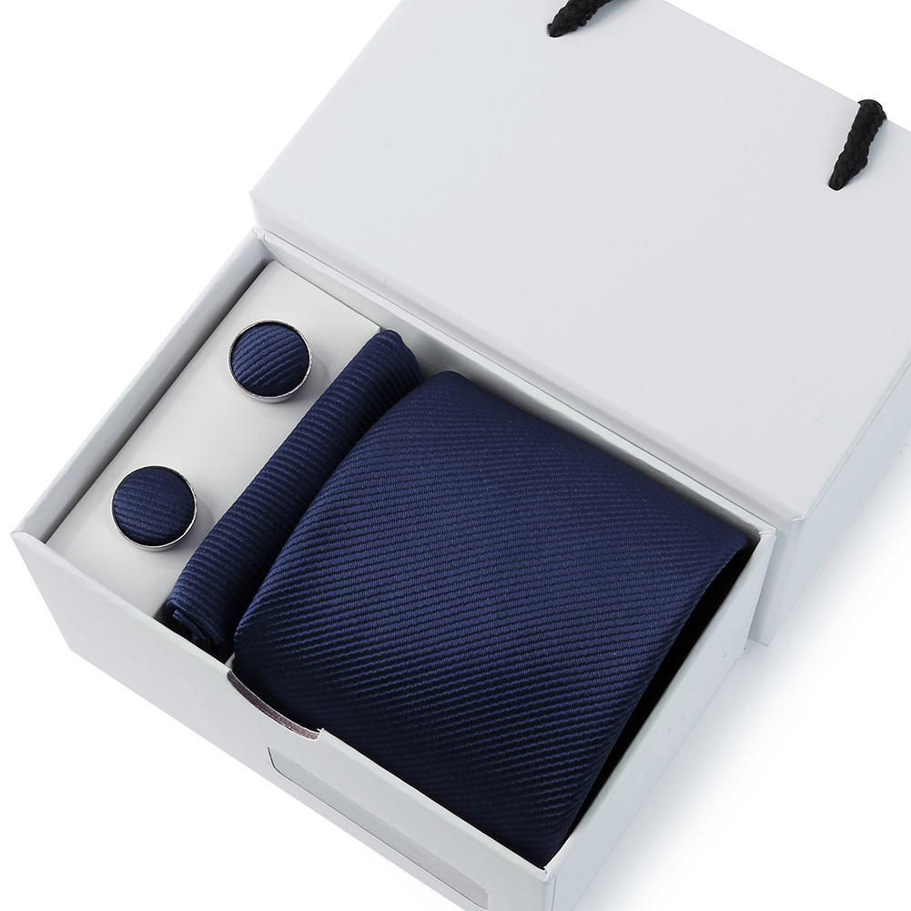 HUISHI männer 7,5 cm Krawatten einstellen Formale Luxus Bussiness Krawatte Krawatten Tasche Platz Manschettenknöpfe Weiß Kasten Hochzeit Für mann: Gelb