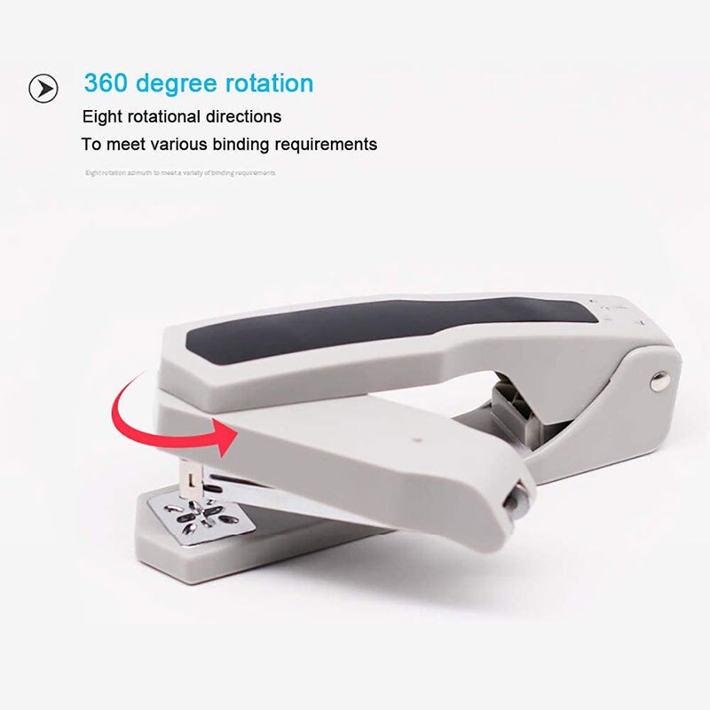 HUISHENG Swivel Stapler, Medium-Stitch Staplers,Desktop Stapler with Stapler and Staples for Office School HS2005-30