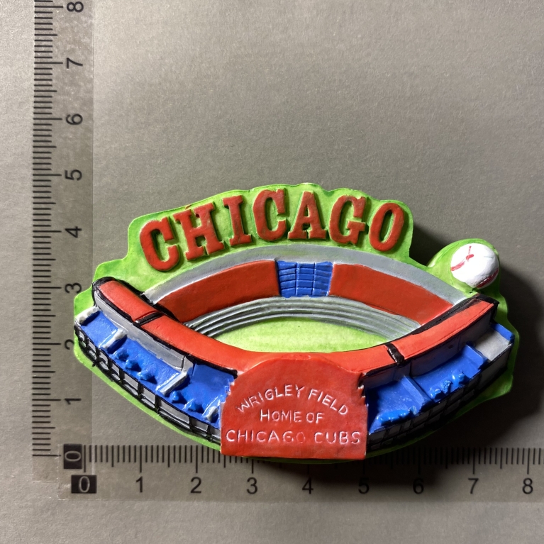 North America USA York Florida Las Vegas San Francisco Chicago Fridge Magnets Tourism Souvenir Refrigerator Magnetic: Dark Khaki