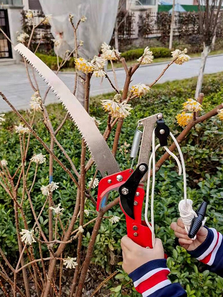 Tree Pruner Saw Extendable Long Distance Pole Pruning Shears Wood Folding Saw Outdoor For Camping Grafting Pruner