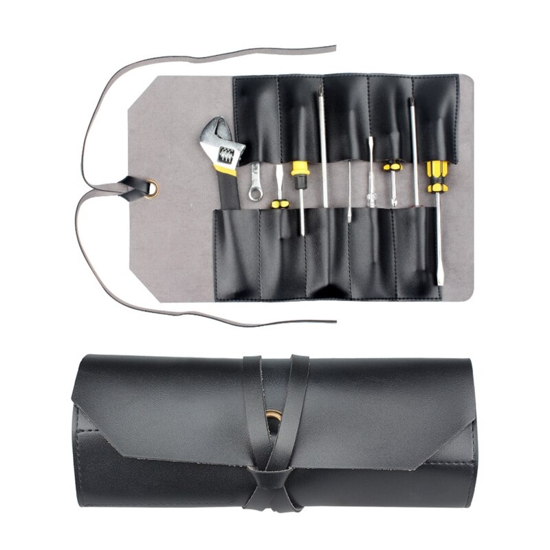 Organizer For Tool Bag With 10 Pockets, Folding Case For Bike Repair, Outdoor Cycling Screwdrivers Roll, Key Keys, Screw
