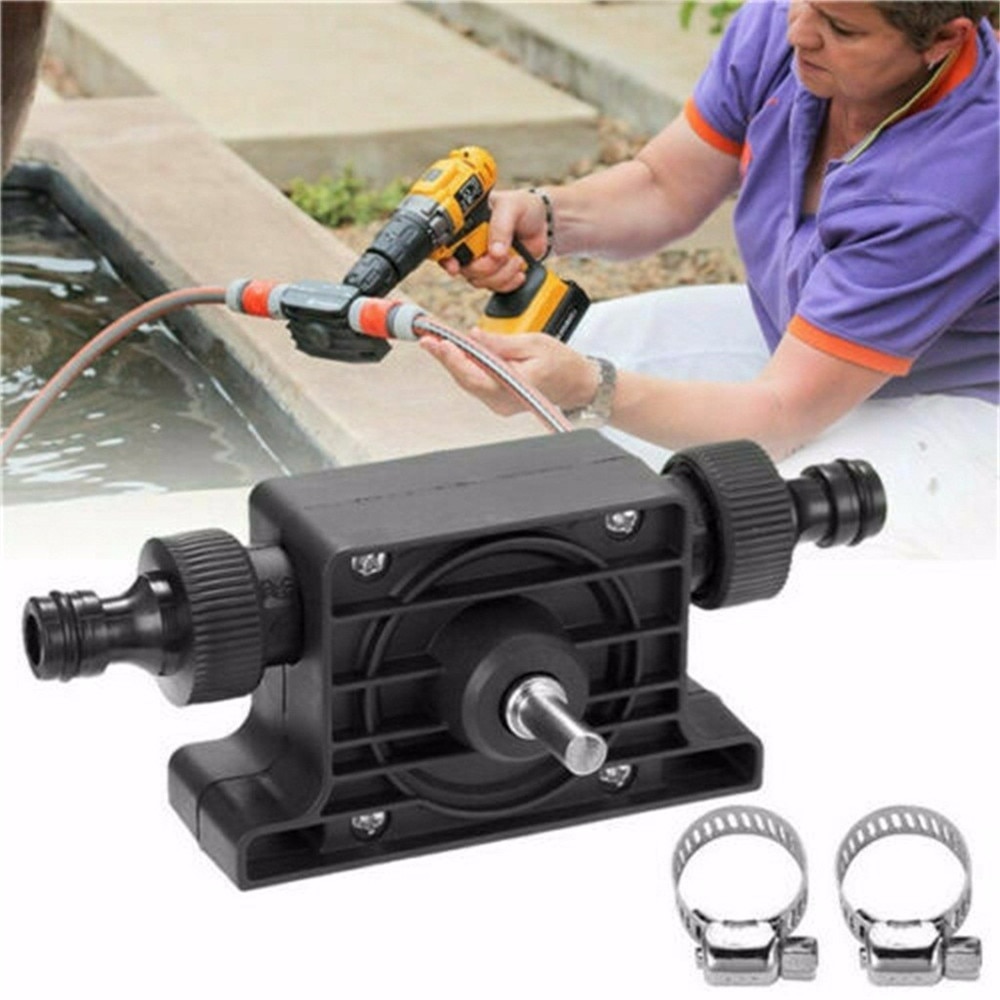 Portable electric drill pump Mini Electric Drill Drives Large Flow Pump Self Priming Transfer Oil Fluid Water Pump for drill