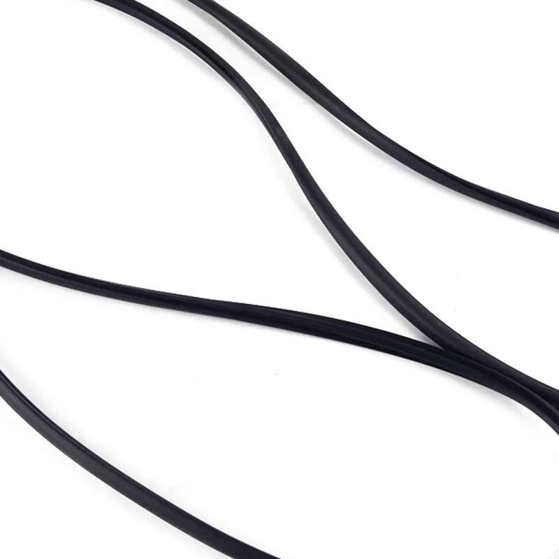 Junta de sellado Gl de techo solar de goma negra, 244 cm, apta para A3, A4, A6, Golf, Jetta, Pat 8E0877297