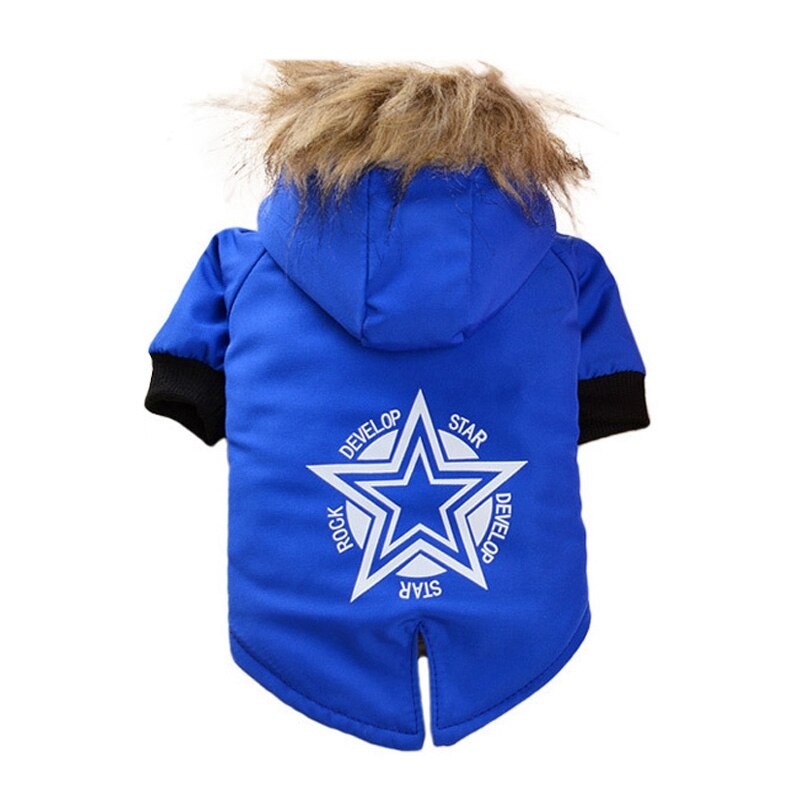  Stern Buchstaben Winter Overall für Hunde Warme Ha... – Vicedeal Motiv 
