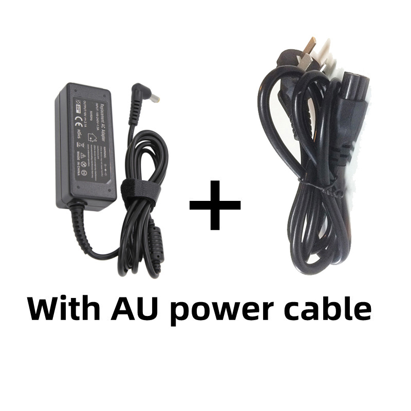 LZUMWS 19V 2.1A 40W 5.5*1.7MM AC Adapter Laptop Charger For Acer Aspire D255 D257 D270 722 725 756 Power Supply For Notebook: Yellow