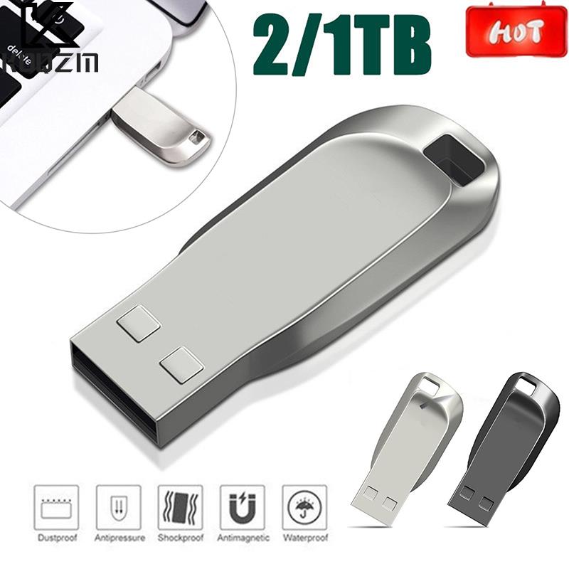 Usb 3.0 2TB Metal Pen Drive 1TB Cle Usb Flash Drives Pendrive Waterproof TYPE-C Memoria Usb Flash Disk Stick