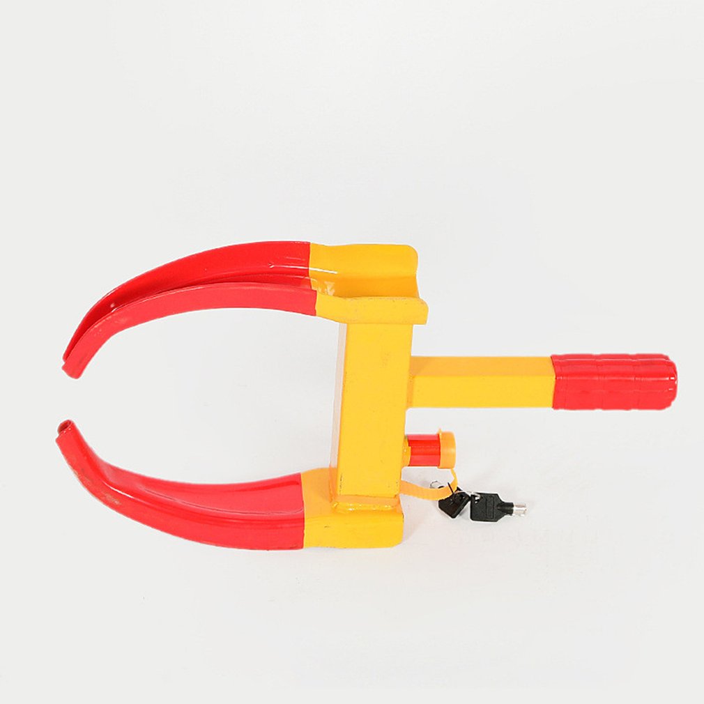 Heavy Duty 9 Holes Wheel Tire Lock Clamp Anti-Theft Safe Parking Boot for Car Truck SUV Boat ATV RV Accessories