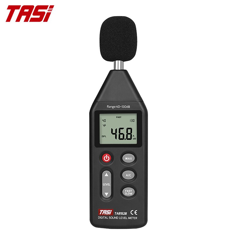 Tasi TA8152B Digital Sound Level Meter Noise Meter Usb Data Contaction Lcd Display 40-130dB Tester Volume Decibel Meten